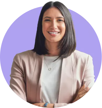 Woman smiling