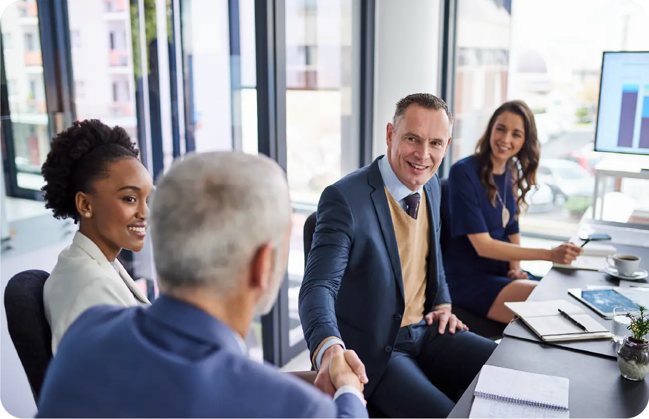 Business people in office