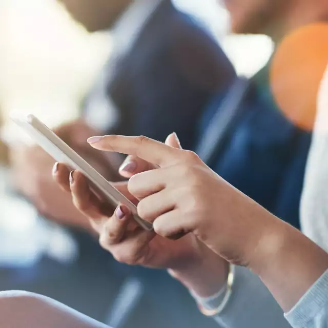 Woman on cell phone