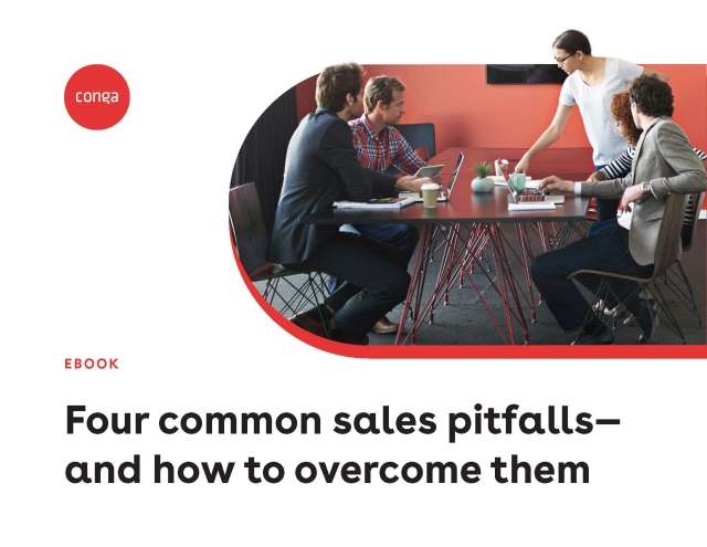 Cover of "Four common sales pitfalls—and how to overcome them" eBook