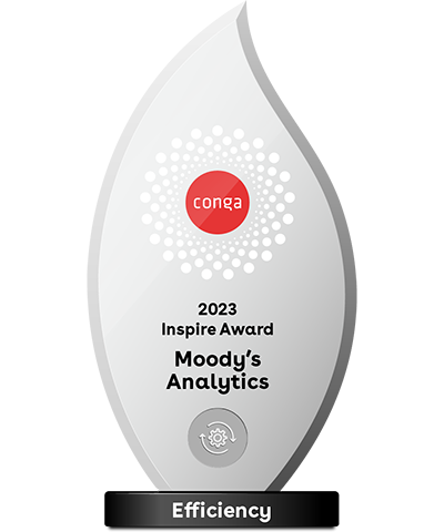 Moody's Analytics 2023 Inspire Awards Winner