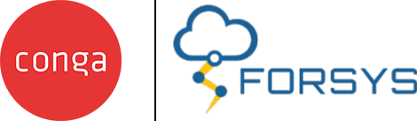 Conga and Forsys logos