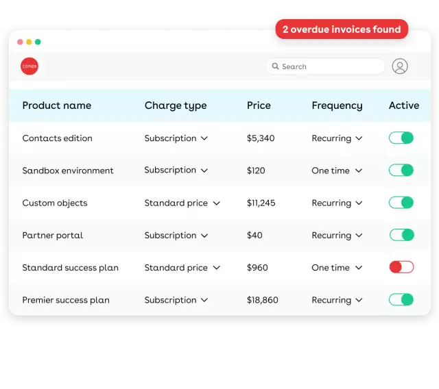 Invoice graphic