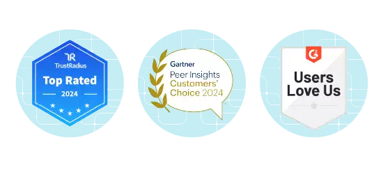 G2 Gartner and Trust Radius Awards