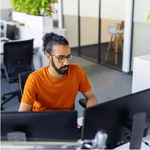 Man working in office
