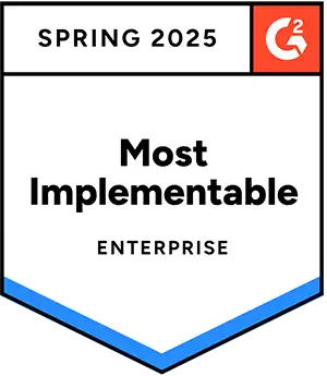 Most Implementable G2 badge