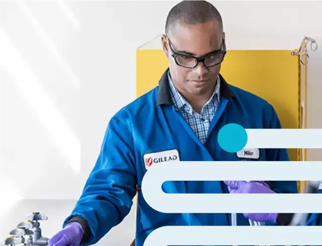 Scientist working in a lab