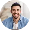 Man smiling