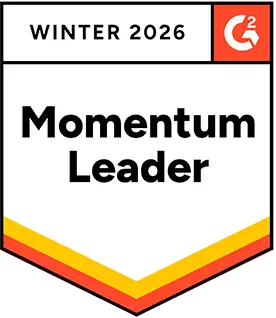 G2 Momentum Leader 2026 badge