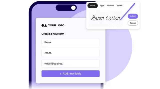 mobile document sign