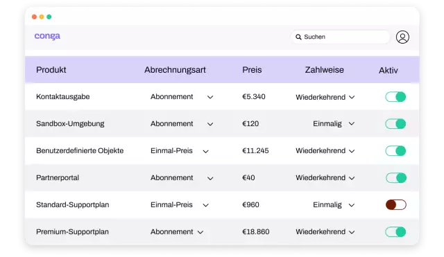 Conga Billing