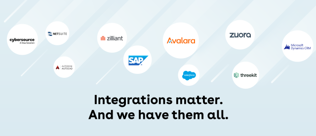 Conga Commerce Suite integrations