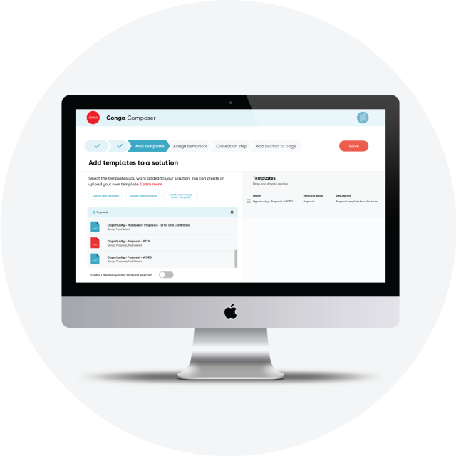 Conga Composer cloudbased document management software Conga solution