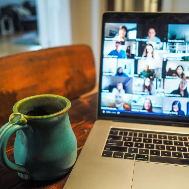 Laptop with video conference