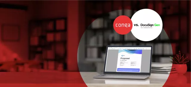 Conga Composer vs. Docusign Gen graphic