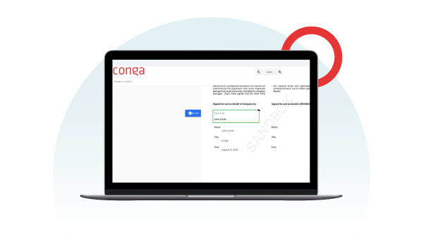 Sandbox environment in Conga Sign