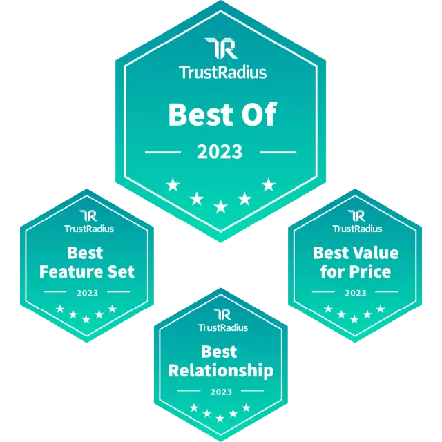Trust Radius review badges
