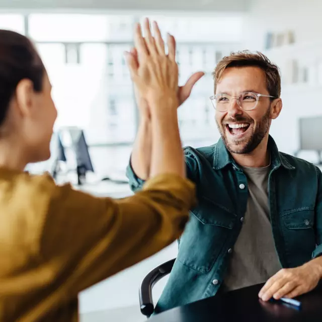 Legal professional reviewing a contract.