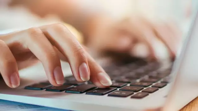 computer hands