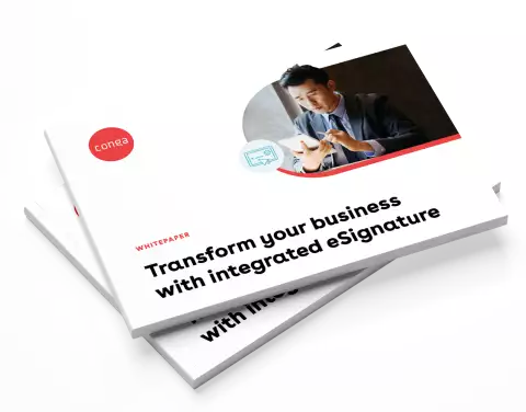 Transform your business with integrated eSignature ebook teaser iamge