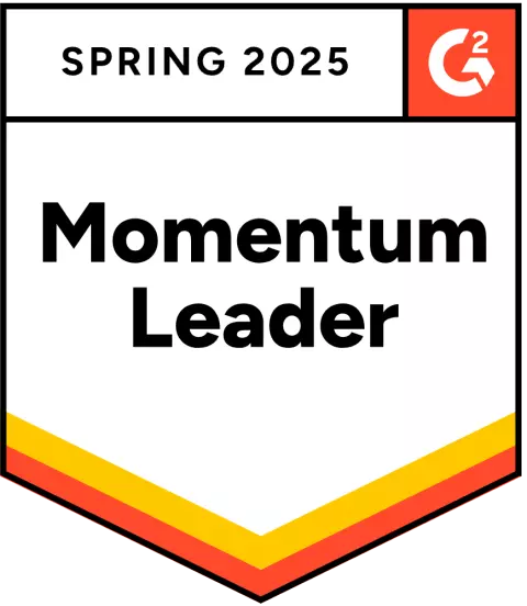 Spring 2025 Momentum Leader G2 Badge