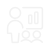 Person giving a presentation icon