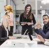 Coworkers collaborating