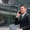 Man talking on cell phone